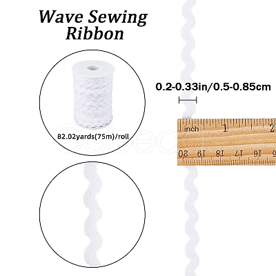Wave Bending Fringe Trim OCOR-GF0004-40E-1