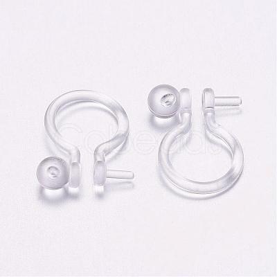 Plastic Clip-on Earring Findings KY-P007-K01-1