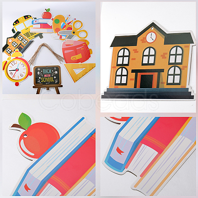 2 Sets 2 Styles Paper Banners AJEW-GF0008-52-1