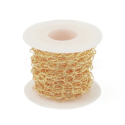 Brass Oval Link Chains CHC-M025-06G-1