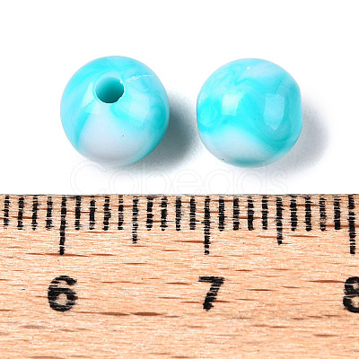Opaque Acrylic Beads SACR-R853-10mm-213-1
