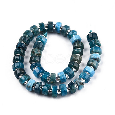 Natural Apatite Beads Strands G-N327-07D-1