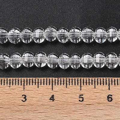 Transparent Glass Beads Strands GLAA-G125-01A-01-1