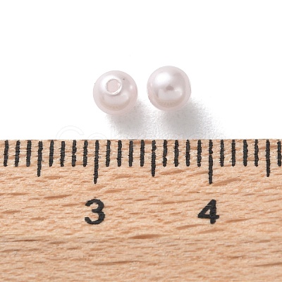 Plastic Imitation Pearl Beads FIND-M059-01A-03-1