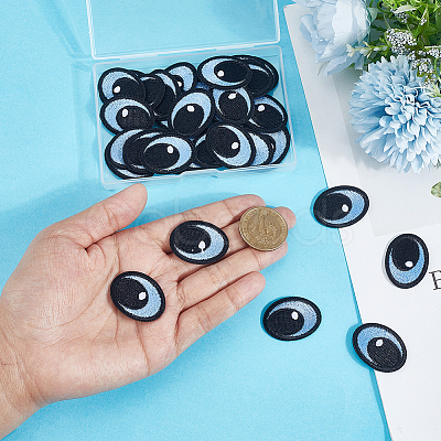 20 Pairs Eye Appliques DIY-PH0035-13A-1