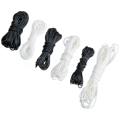 6 Bags 6 Styles PU Leather Cord LC-FH0001-002-1