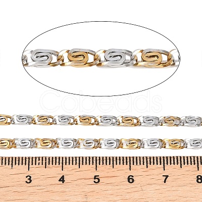 Two Tone 304 Stainless Steel Lumachina Chains CHS-P028-01A-1