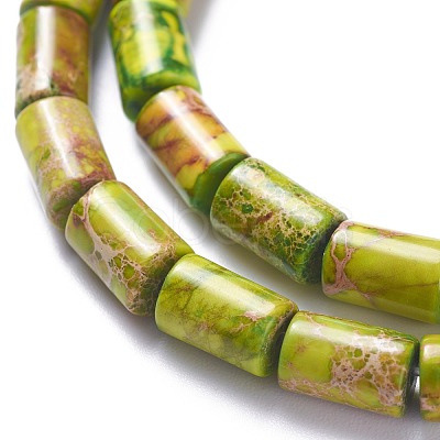 Natural Imperial Jasper Bead Strands G-P444-04D-1