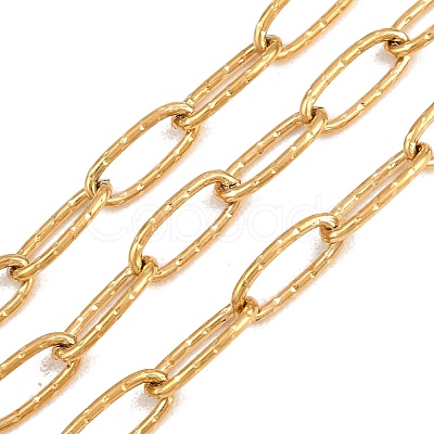 304 Stainless Steel Textured Cable Chains CHS-K017-01G-A-1