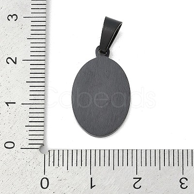 Ion Plating(IP) 304 Stainless Steel Pendants STAS-H356-07B-1