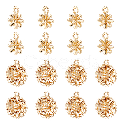 16Pcs 2 Style Brass Charms KK-AR0002-43-1