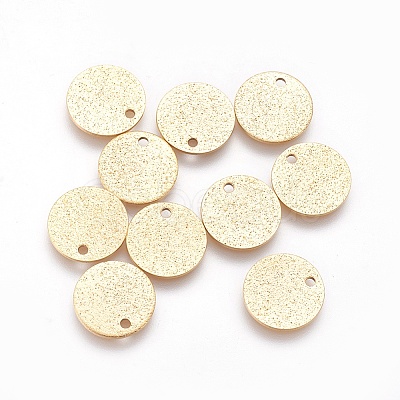 Ion Plating(IP) 304 Stainless Steel Charms LS-STAS-E455-02G-12mm-1