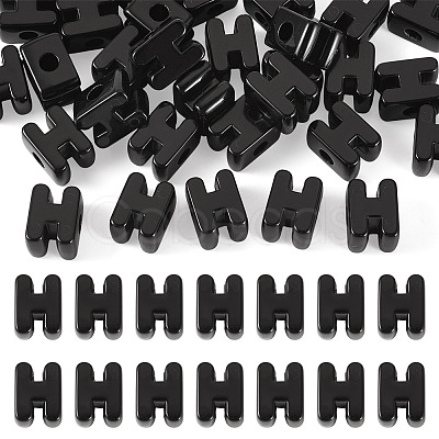 Acrylic European Beads OACR-TAC0013-14H-1