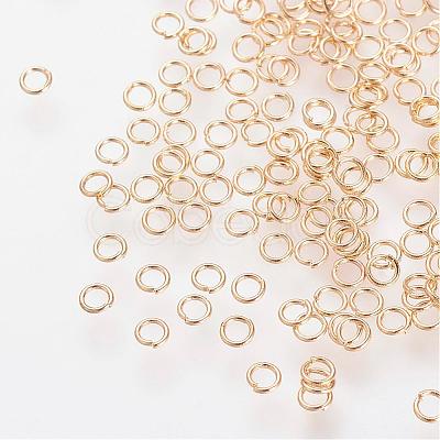 304 Stainless Steel Open Jump Rings STAS-R091-01G-1
