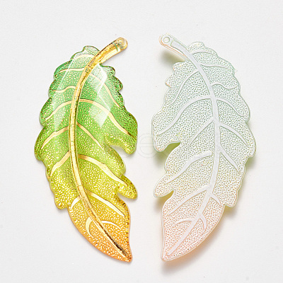 Transparent Acrylic Big Pendants X-TACR-R140-03B-1