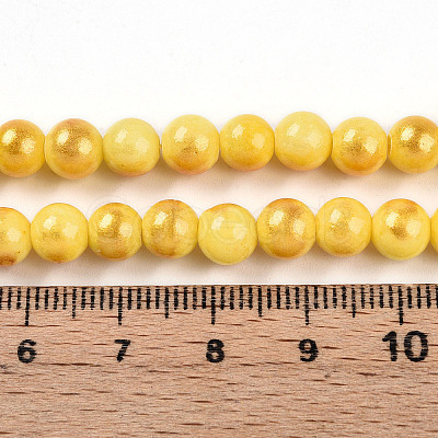 Natural Mashan Jade Beads Strands G-A255-A01-02D-1