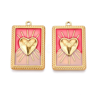 Ion Plating(IP) 304 Stainless Steel Pendants STAS-N107-05A-G-1
