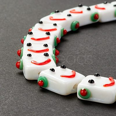 Handmade Lampwork Beads Strands LAMP-D015-07C-1