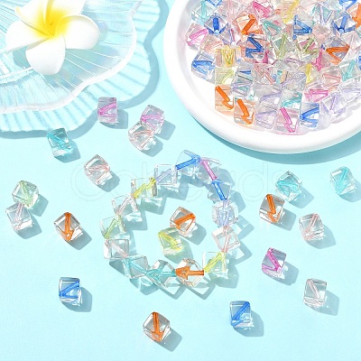 200Pcs Transparent Acrylic Beads TACR-YW0003-45-1