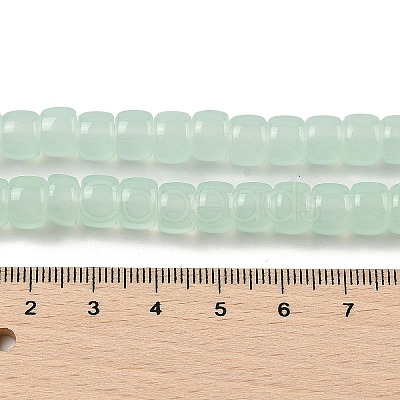 Baking Plating Glass Beads Strands GLAA-H036-01H-1