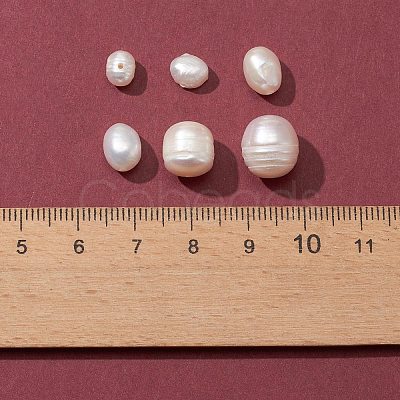 4 Styles Natural Cultured Freshwater Pearl Beads SHEL-FS0001-04-1