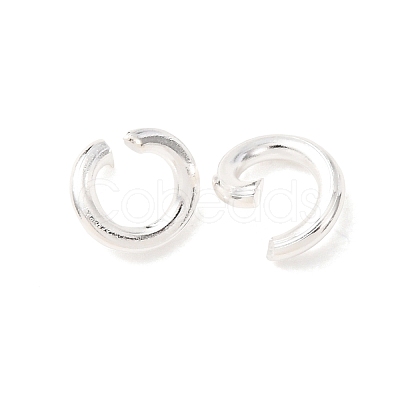 Brass Open Jump Rings KK-G604-08S-10-1