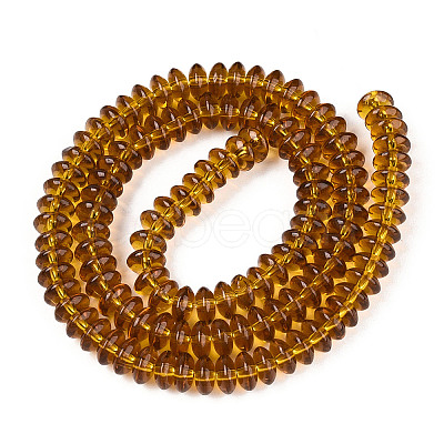 Transparent Glass Beads Strands GLAA-T025-6mm-07A-1