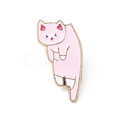 Cartoon Cat Enamel Pin JEWB-J005-10D-KCG-1
