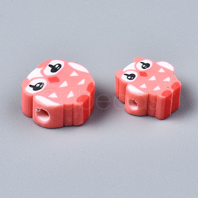 Handmade Polymer Clay Beads CLAY-N011-012C-1