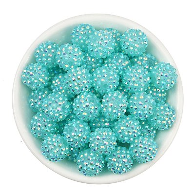 AB-Color Resin Rhinestone Beads RESI-S315-14x16-14-1