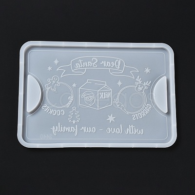 DIY Tray Plate with Handle Silicone Molds DIY-I099-61-1