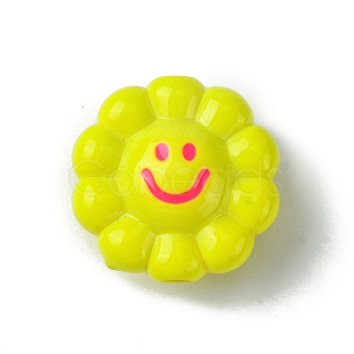 Dopamine Style Opaque Acrylic Beads SACR-Z002-01B-1