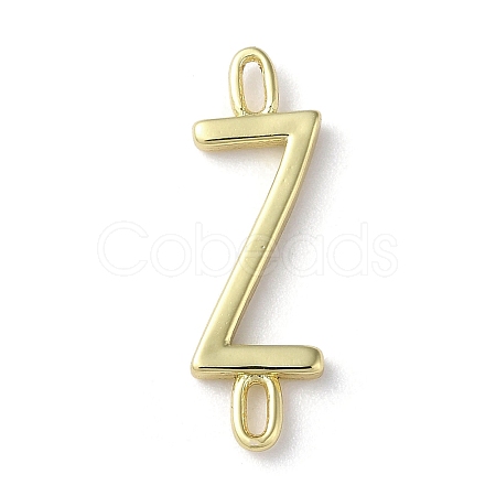 Rack Plating Brass Connector Charms KK-P245-07G-Z-1