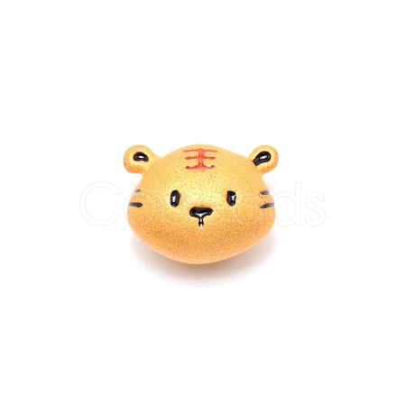 Frosted Alloy Beads PALLOY-WH0094-08-1