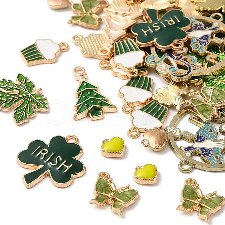 Alloy Enamel Pendants ENAM-MSMC001-13C-1