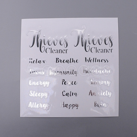 Waterproof Plastic Decorations Stickers DIY-WH0191-03B-1