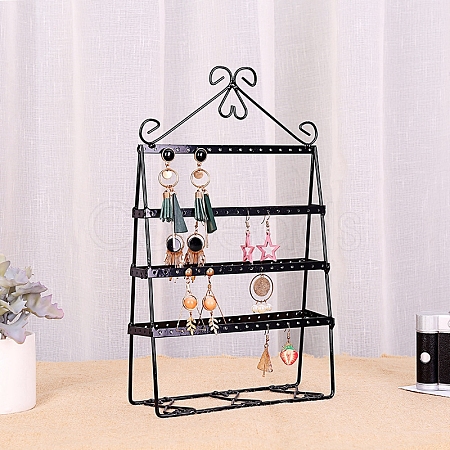 4-Tier Iron Earring Display Stands PW-WG33452-01-1