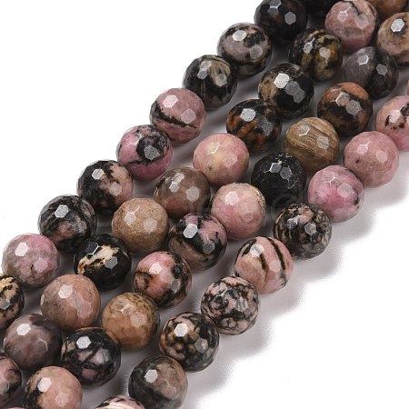 Natural Rhodonite Beads Strands G-E571-19B-1
