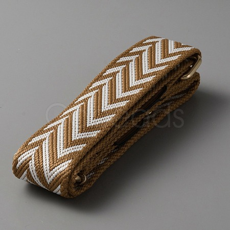 Zig Zag Pattern Cotton Wide Belt Bag Handles FIND-WH0152-22-1