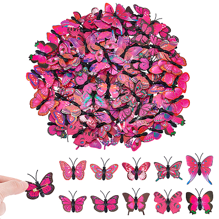100Pcs PVC Brooches JEWB-UN0001-12A-1