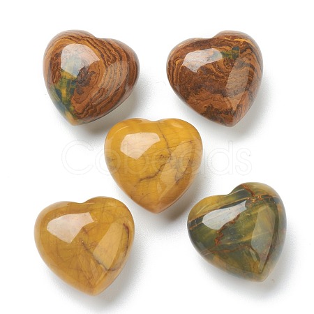 Natural Pietersite Heart Love Stone G-B013-05-1