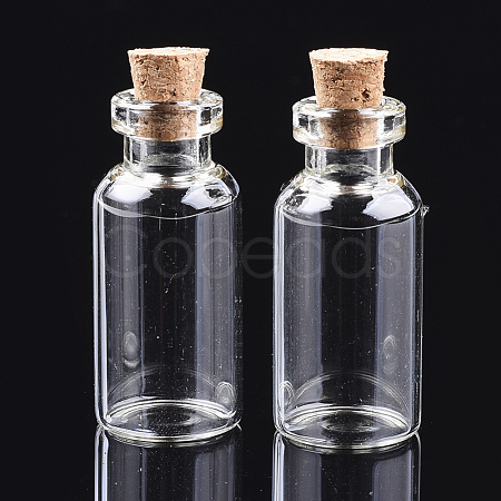 Glass Jar Glass Bottles Bead Containers AJEW-S074-01E-1