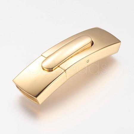 304 Stainless Steel Bayonet Clasps STAS-P158-01C-G-1