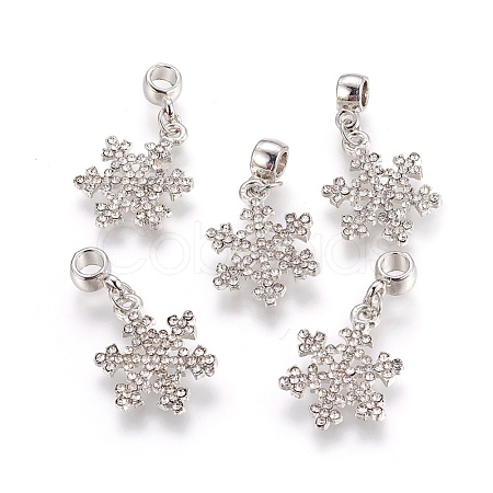 Alloy Rhinestone Pendants ALRI-F054-01P-1