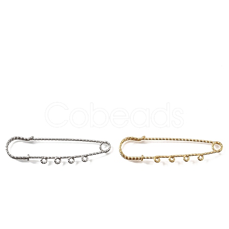 304 Stainless Steel Kilt Pins with 4 Loops STAS-K252-11C-M-1
