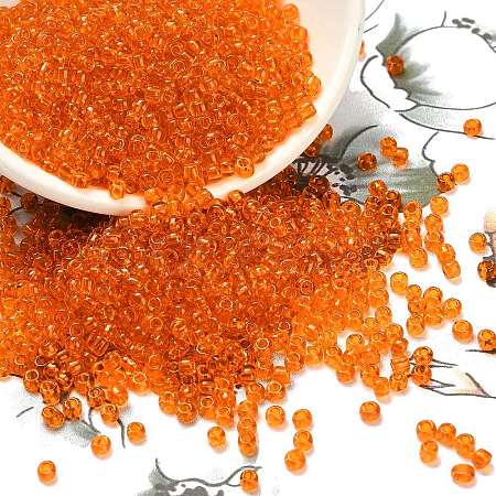 FGB 8/0 Grade A Round Glass Seed Beads SEED-Q006-3mm-F06-1