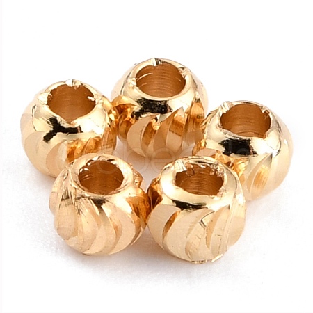 Brass Beads KK-O133-315B-G-1
