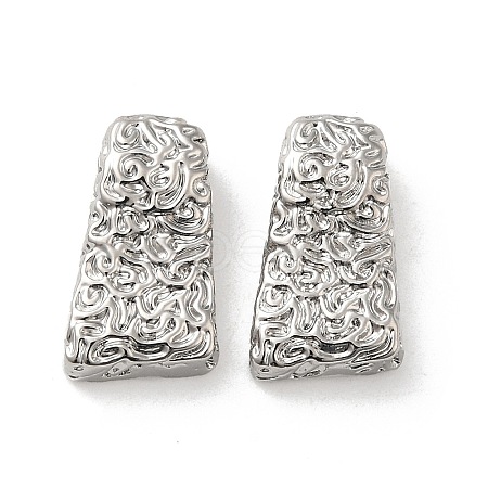 Textured Brass Beads KK-H455-05P-1