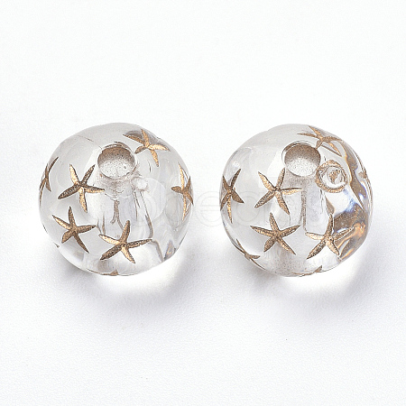 Plating Acrylic Beads LS-X-OACR-S016-66-1