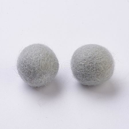 Wool Felt Balls X-AJEW-WH0027-048-1